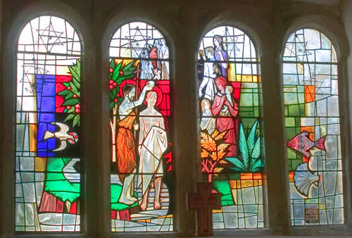 Baptistry window